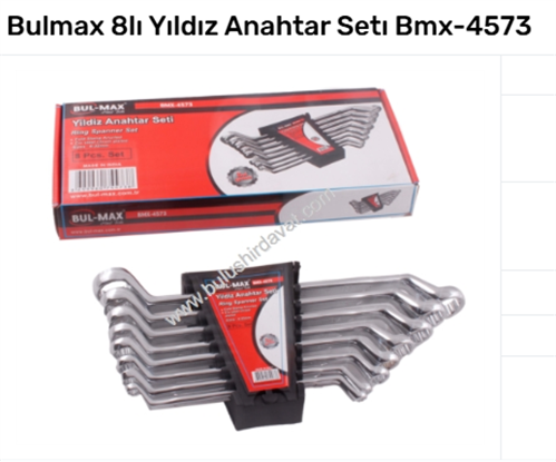 Bulmax 8lı Yıldız Anahtar Setı Bmx-4573